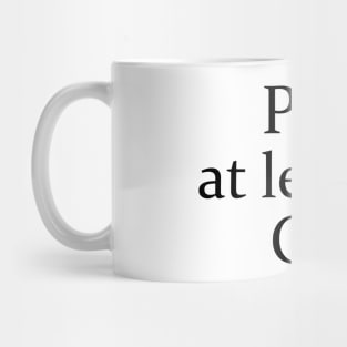 Pro At Letting Go - Black Lettered Version Mug